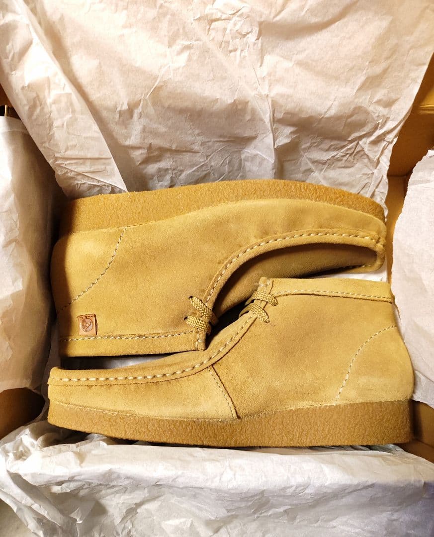 b*r様 【新品!!】クラークス ワラビーブーツ　25cm ダークサンドスエード