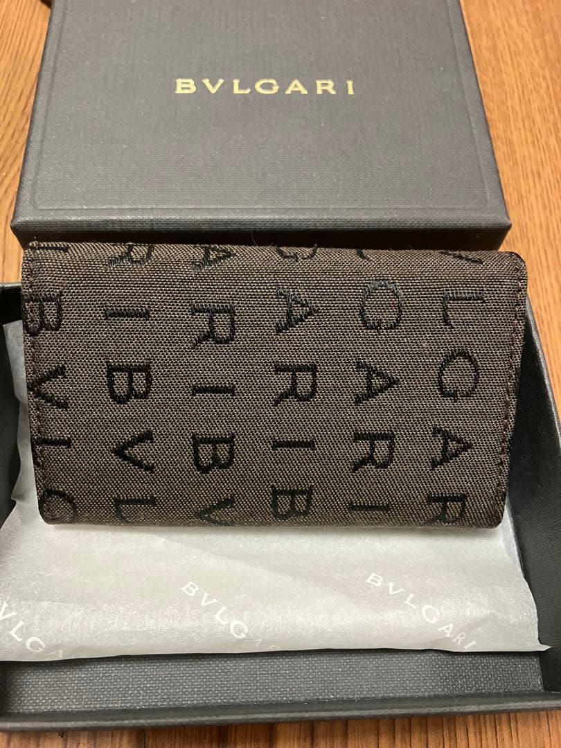 BVLGARI キーケース ダークブラウン