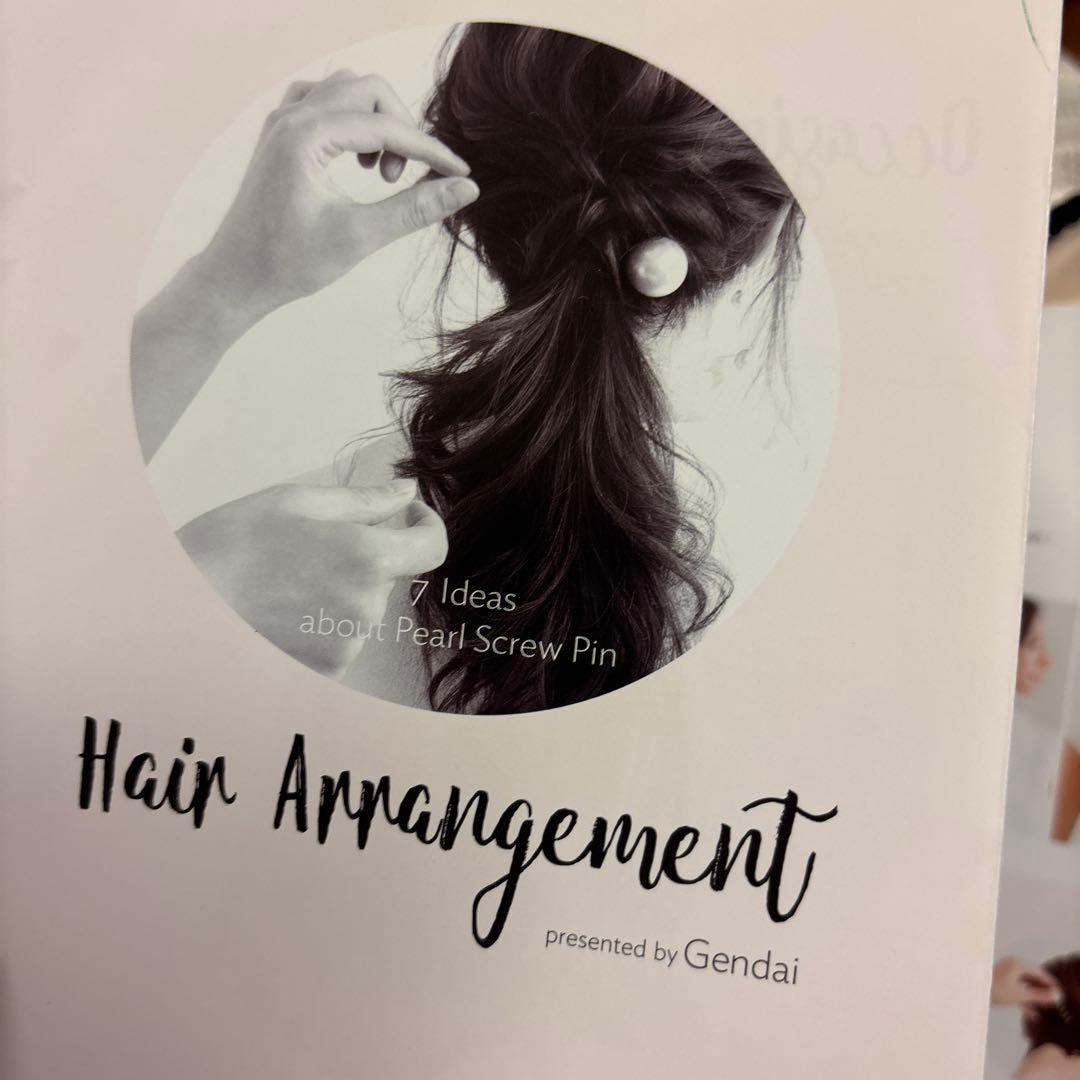 専用＊FRANCE Luxe パールスパイラルスクリューピン パール×ゴールドＬ