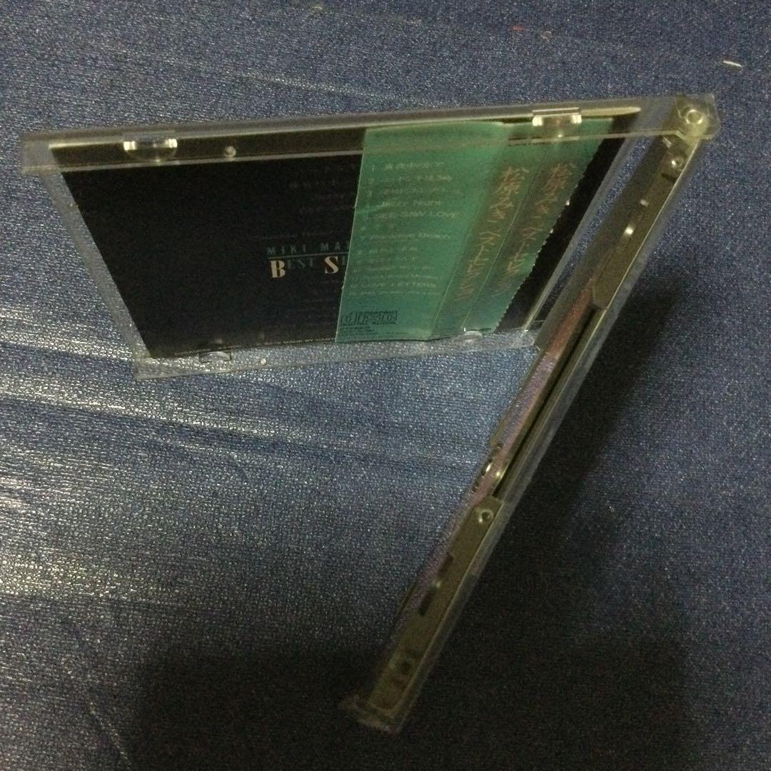 松原みき『ベストセレクション』巻き込み帯/1985年　オリジナルフラットケース