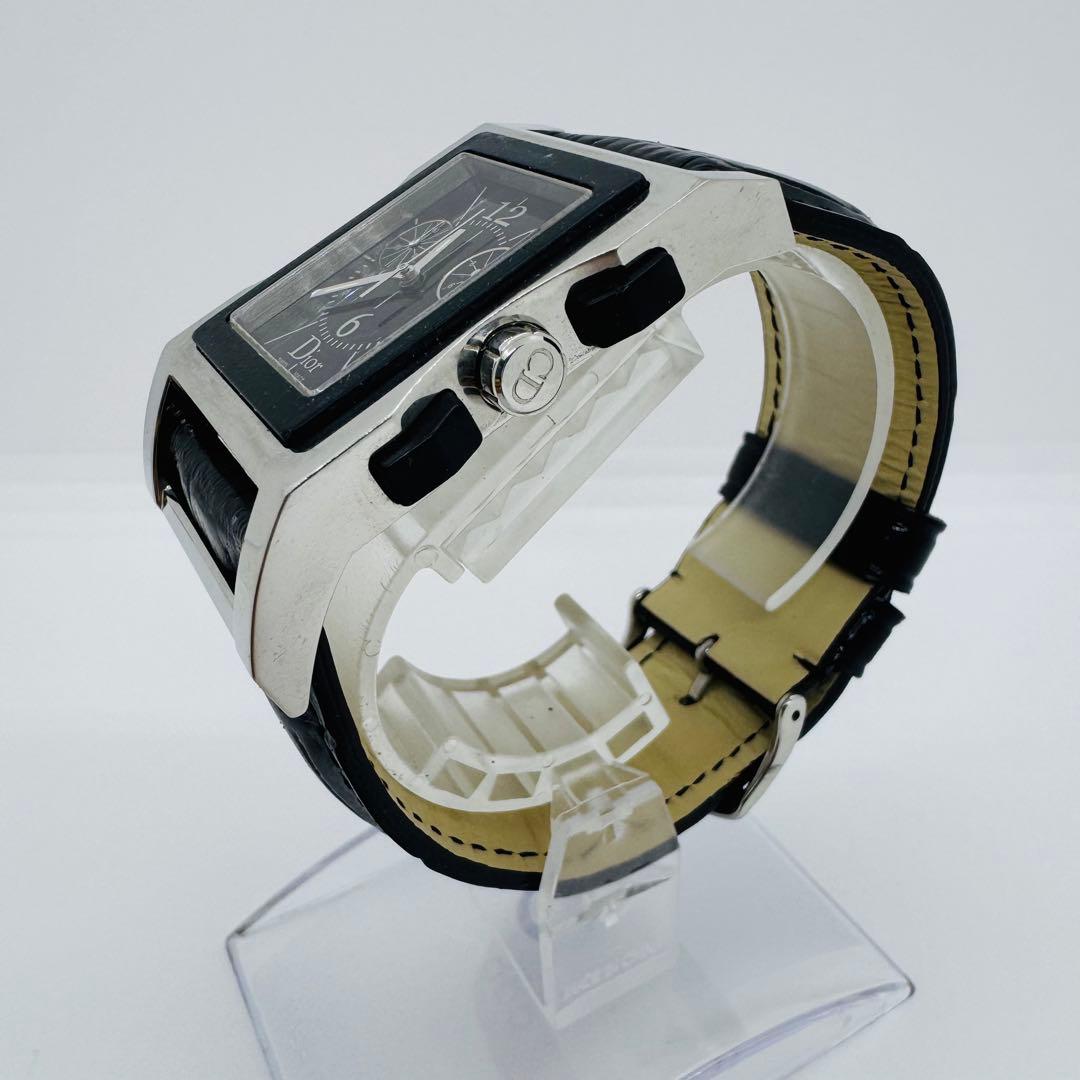 ✨Dior✨ディオール✨CD✨クロノグラフ✨ブラック✨シルバー✨メンズ✨腕時計✨