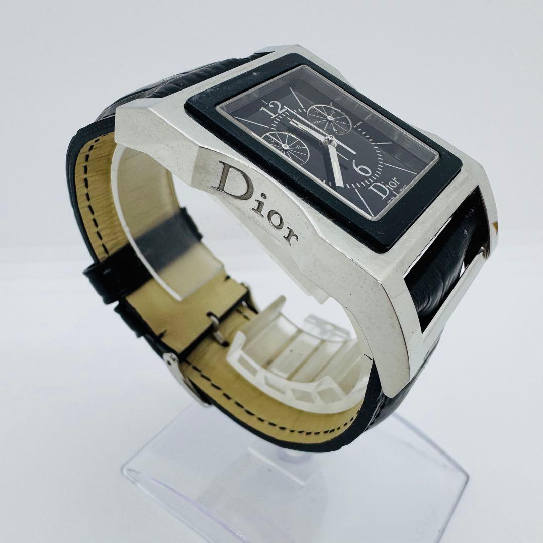 ✨Dior✨ディオール✨CD✨クロノグラフ✨ブラック✨シルバー✨メンズ✨腕時計✨
