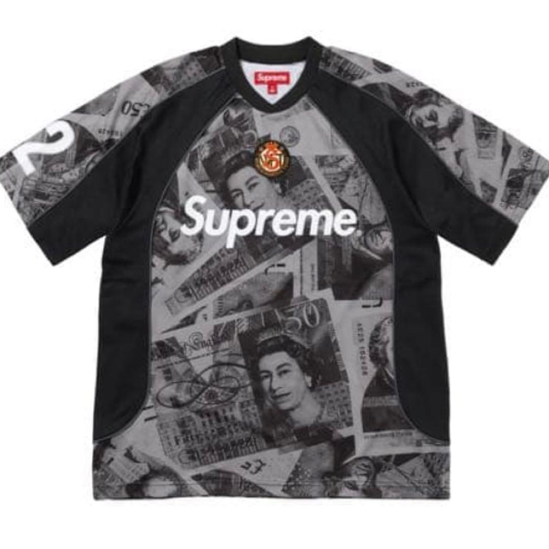 トップス Supreme Pounds Soccer Jersey Black M