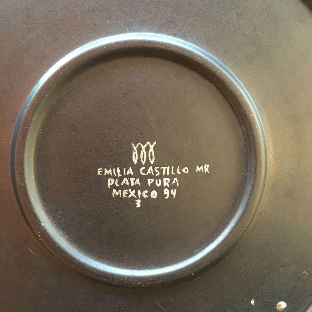 Emilia castillo 大皿 希少 銀細工