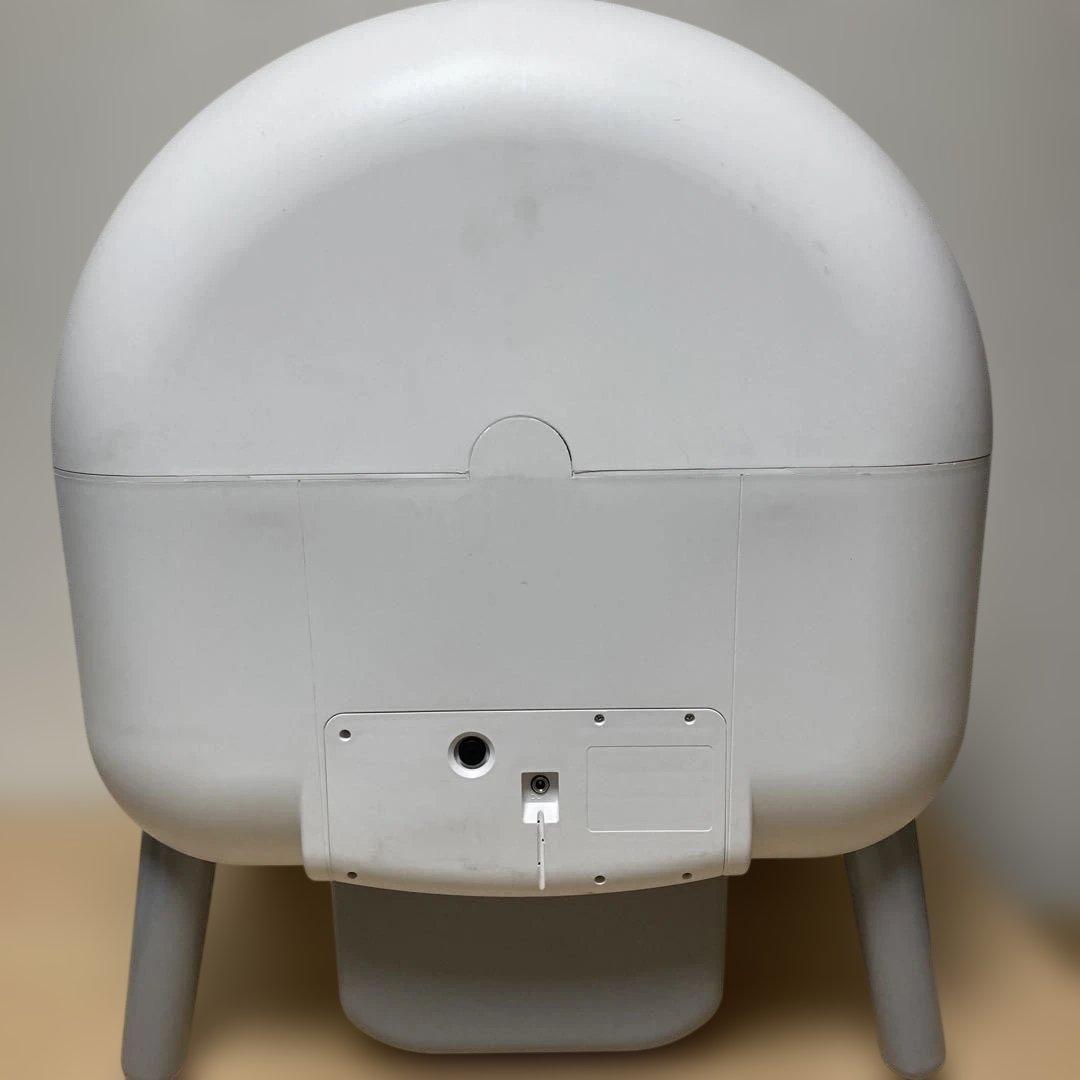 自動トイレ スマート猫用トイレ 大型 ホワイト 付属品有り ②