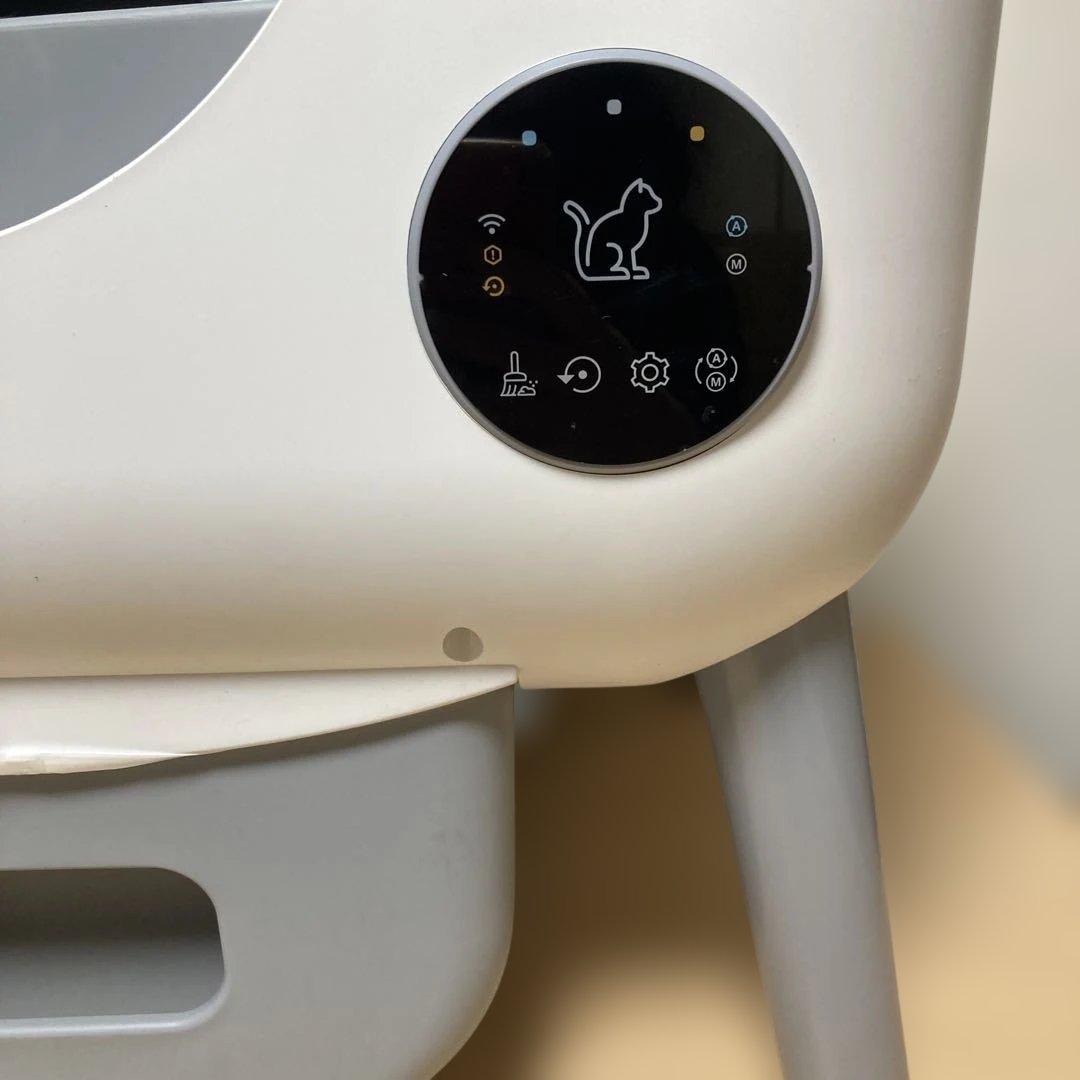 自動トイレ スマート猫用トイレ 大型 ホワイト 付属品有り ②