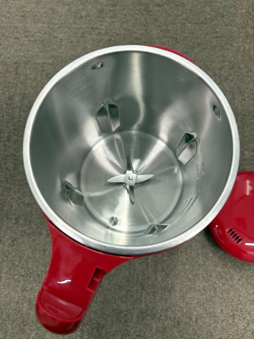 【美品】ソイリッチ SOY RICH 正規品 完全豆乳メーカー　ローズレッド