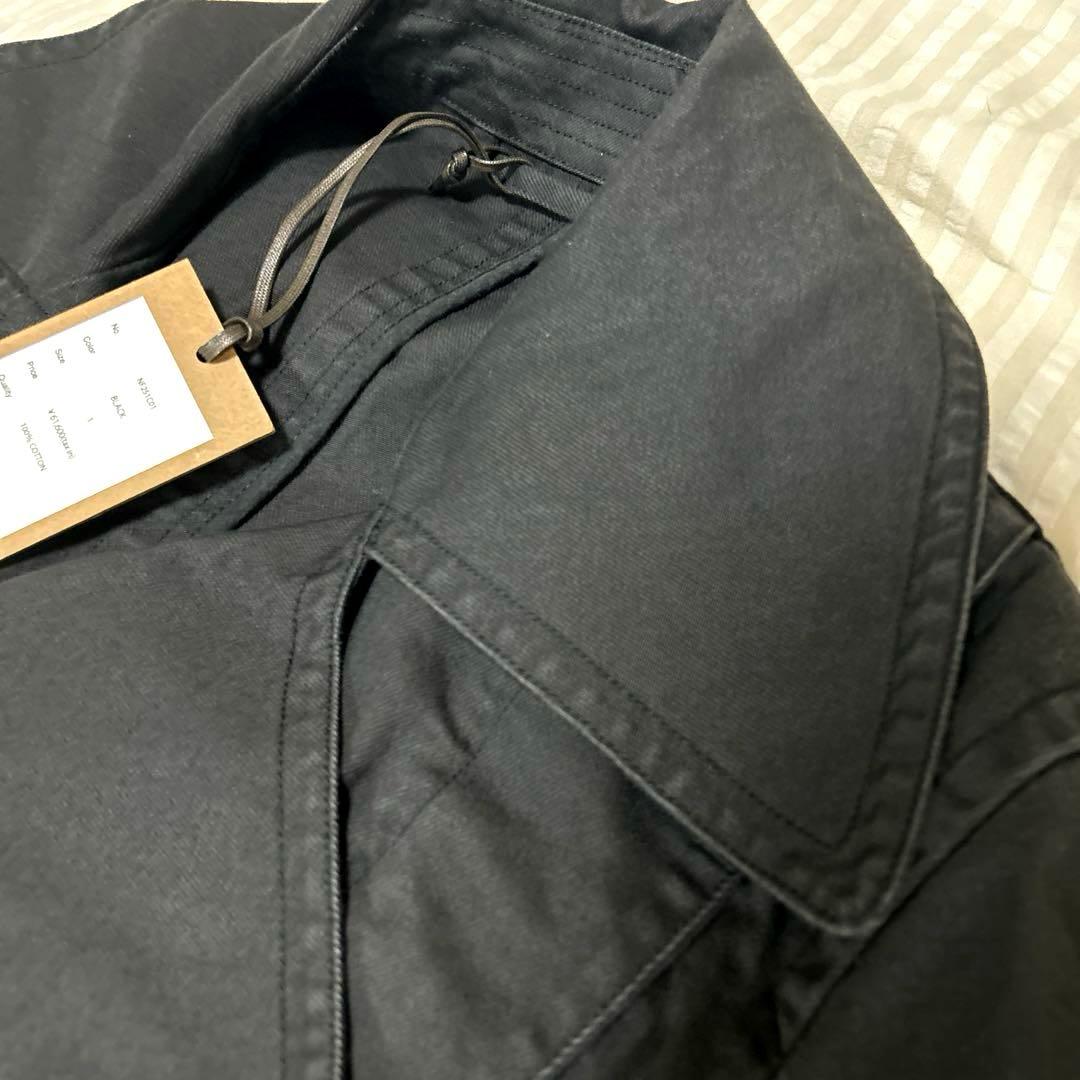 新品 NVRFRGT ピーコート ブラック モードコート NF251C01