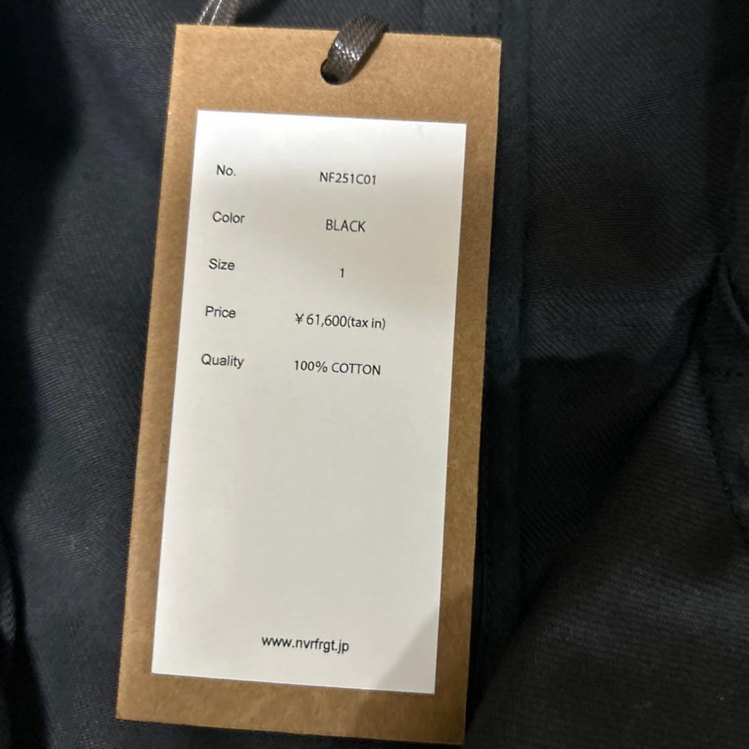 新品 NVRFRGT ピーコート ブラック モードコート NF251C01