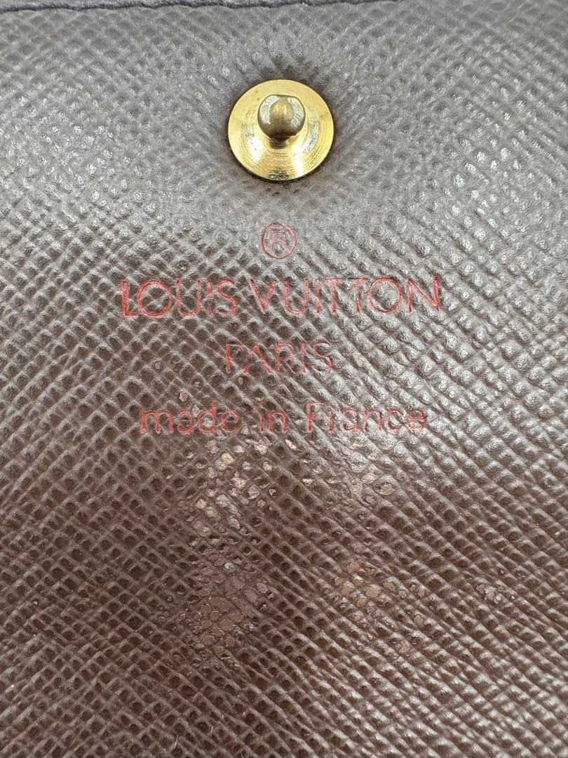 ルイヴィトン　ポシェットポルトモネクレディ　ダミエ　N61724 長財布