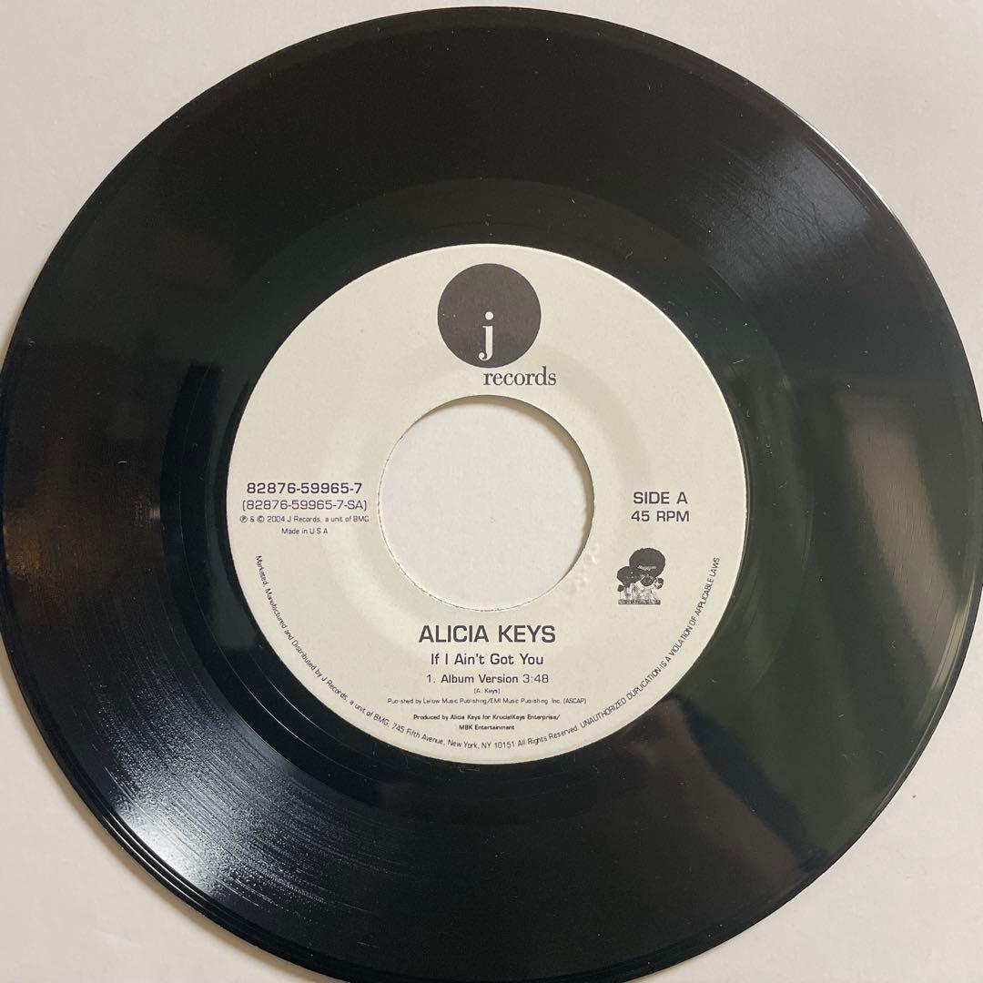 【7インチ】Alicia Keys - If I Ain't Got You