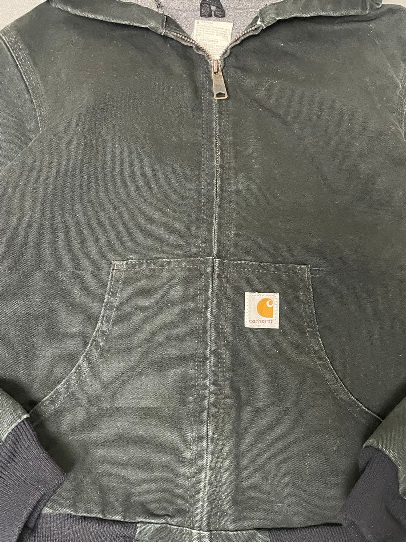 Carhartt アクティブジャケット　パーカー　ブラック