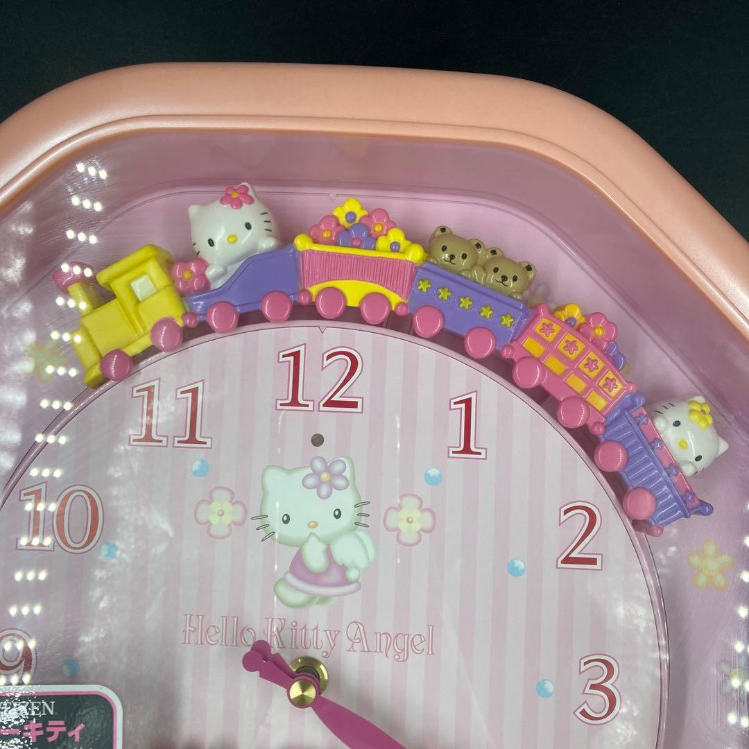 CITIZEN ハローキティ 壁掛け時計 M766 ピンクパール色 サンリオ