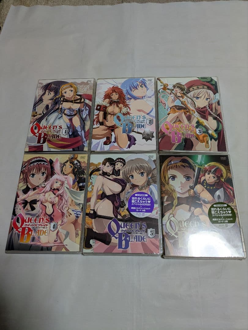 Queen's Blade DVD 全6巻セット