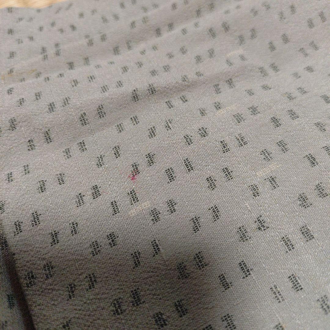 結城縮　単衣　奥順製