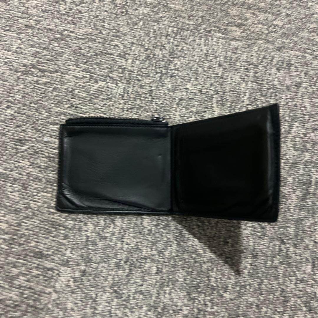 Maison Margielaブラックレザー マネークリップ