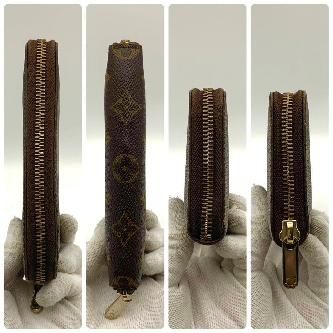 美品 ルイヴィトン ジッピー コンパクトウォレット ラウンドファスナー 財布