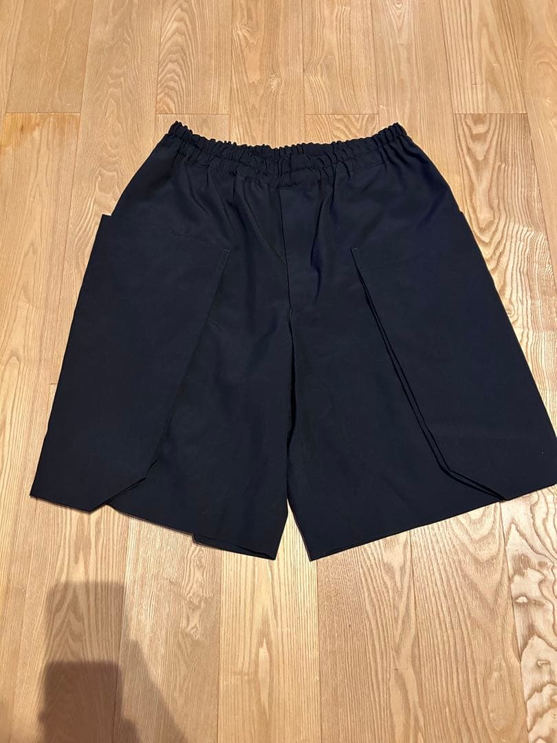 コムデギャルソンオムプリュス サイドポケット ハーフ パンツ ワイド　ショーツ