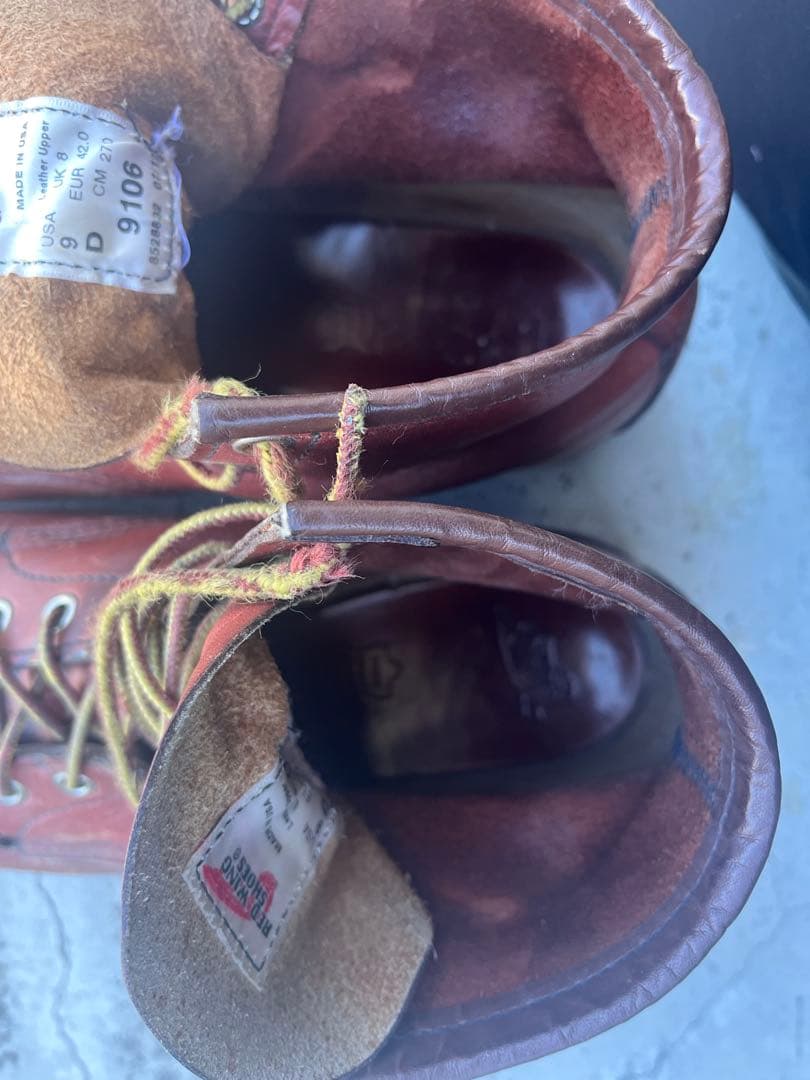 【週末限定値下】 REDWING 9106 アイリッシュセッター/モックトゥ