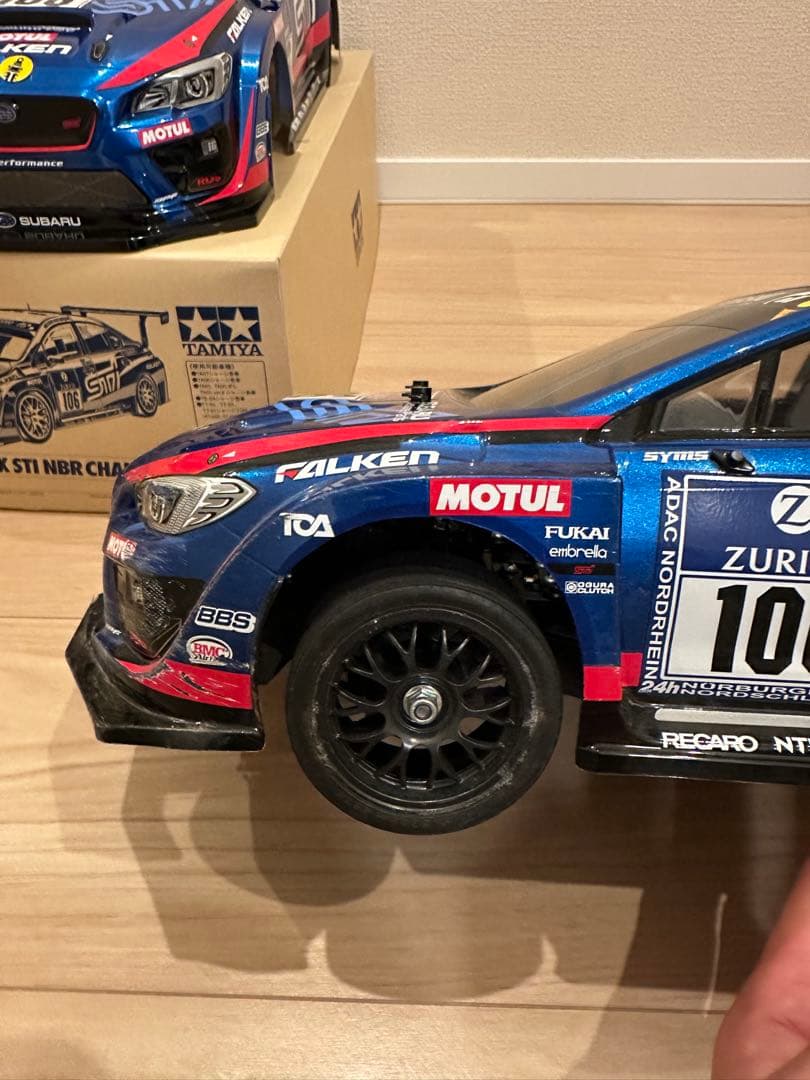 ラジコン　タミヤ　XB SUBARU WRX STI NBR 完成品