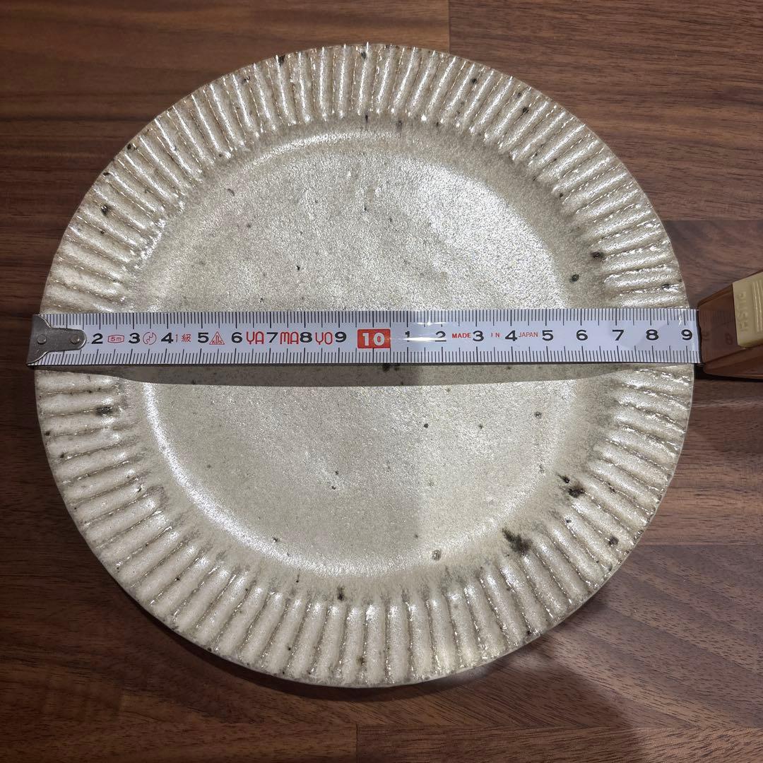 余宮隆　しのぎ６寸皿　新品未使用