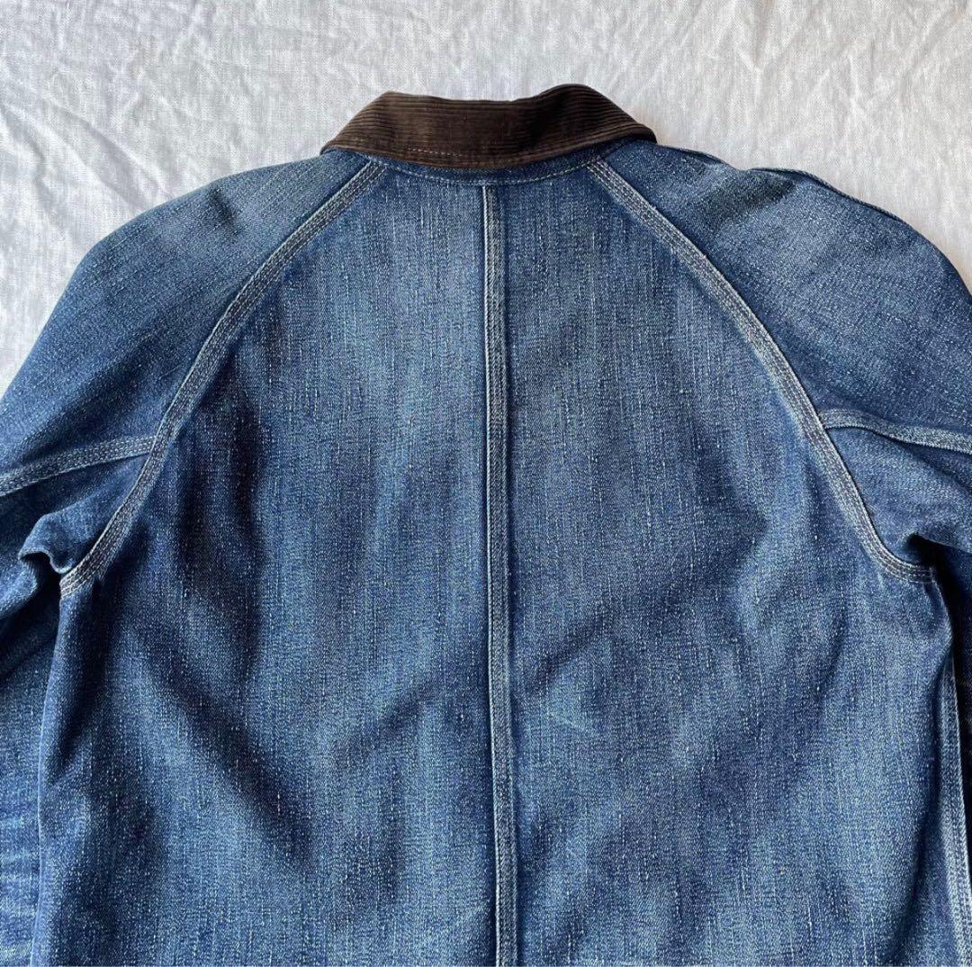 Polo by Ralph Lauren デニム カバーオール 裏地チェック M