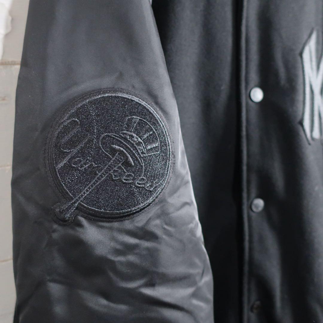 【レア】ALPHA NEW ERA ヤンキース MA-1 スタジャン XL 黒.