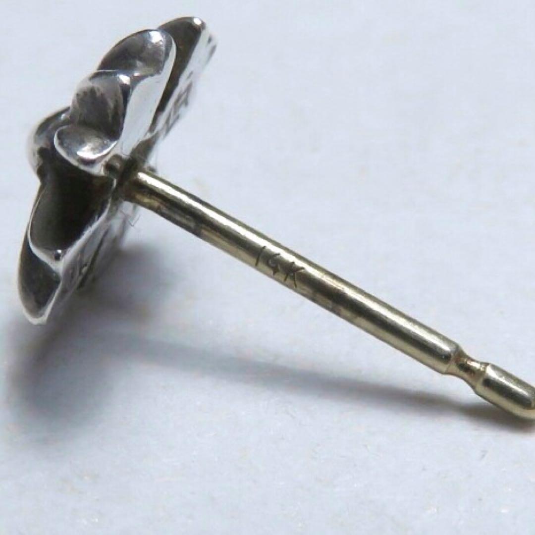 CHROME HEARTS クロムハーツ　CHプラス　ピアス　14K シルバー