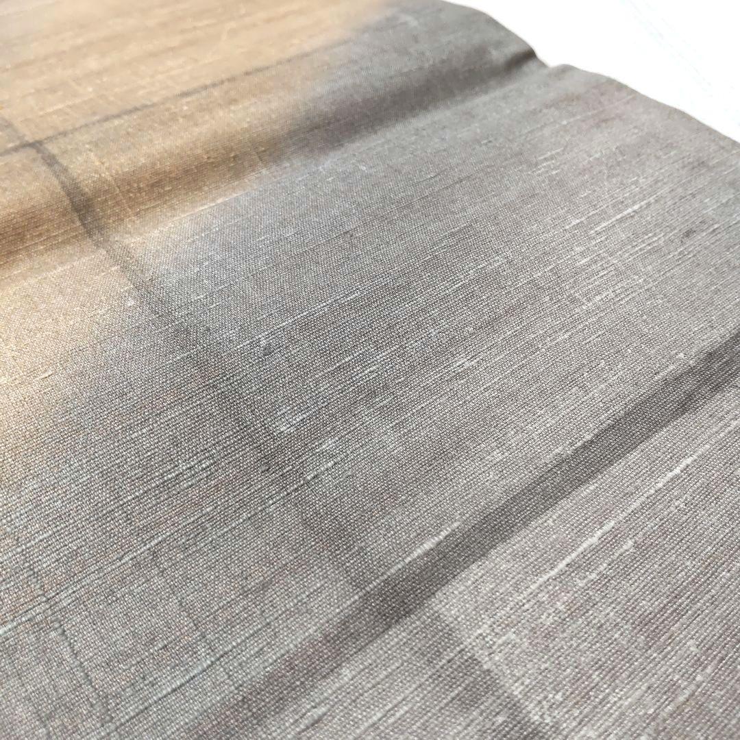 【洒落袋帯】やわらかくにじむ色彩◎和紙風の質感 くすみパステル 456cm