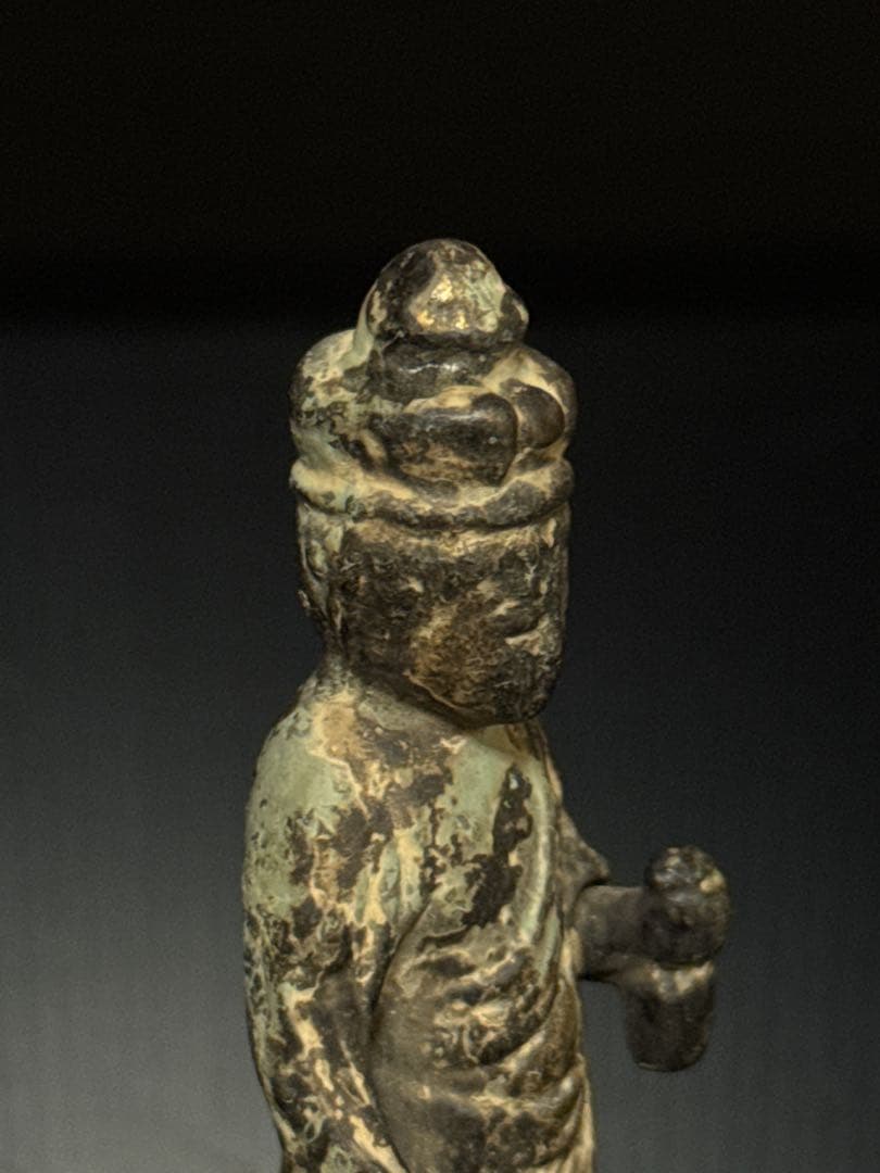 中国古玩 金銅仏 観音菩薩像 立像 仏像 仏教美術