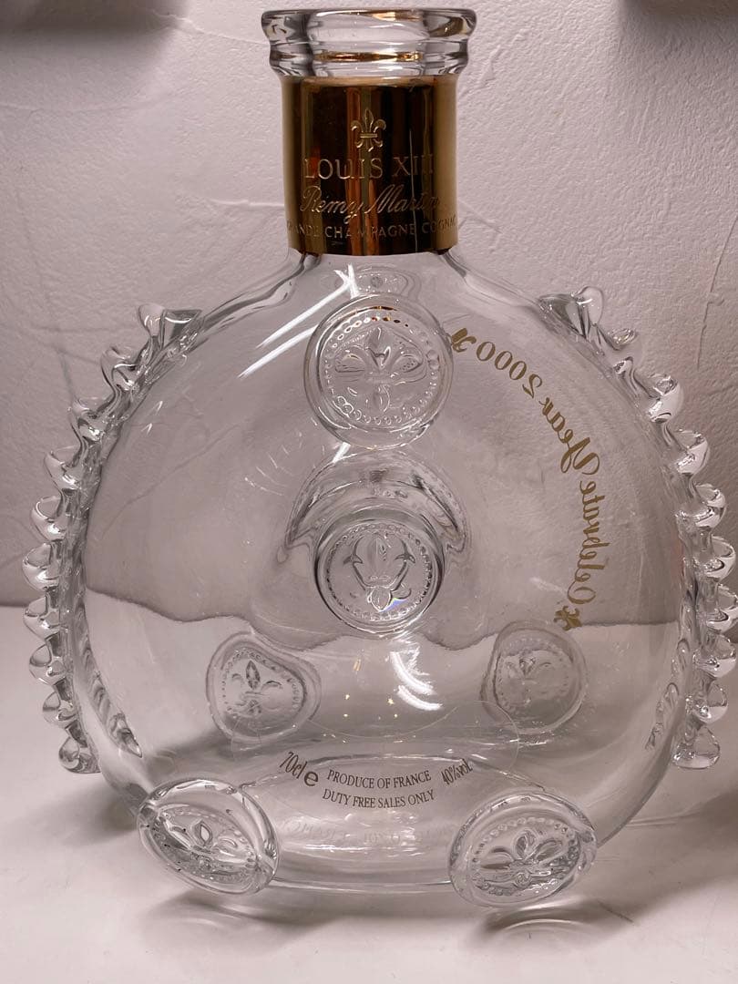 【新品未使用】レミーマーティンルイxIII バカラクリスタルデカンター空ボトル