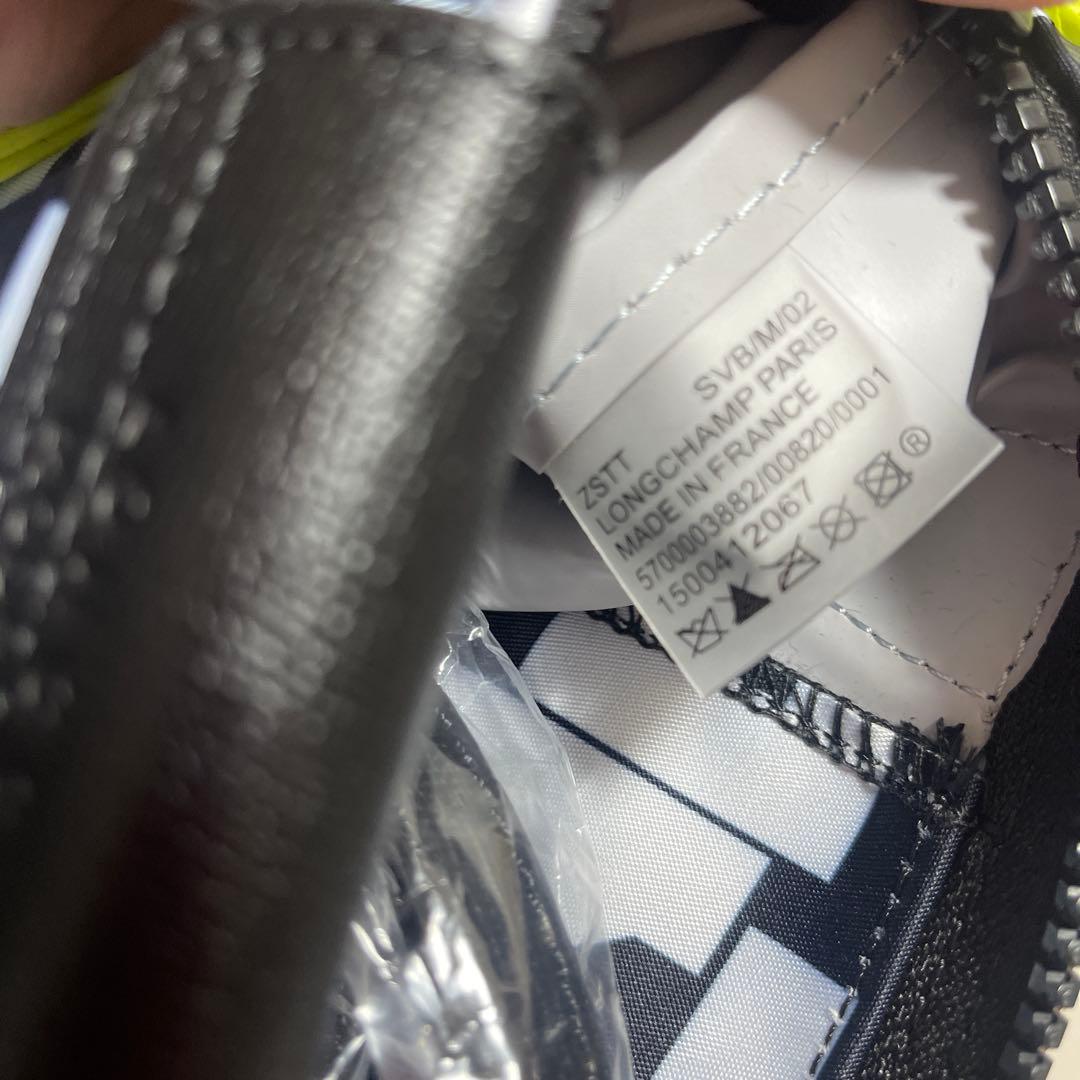 未使用品 LONGCHAMP ロゴプリント プリアージュ ショルダーバッグ