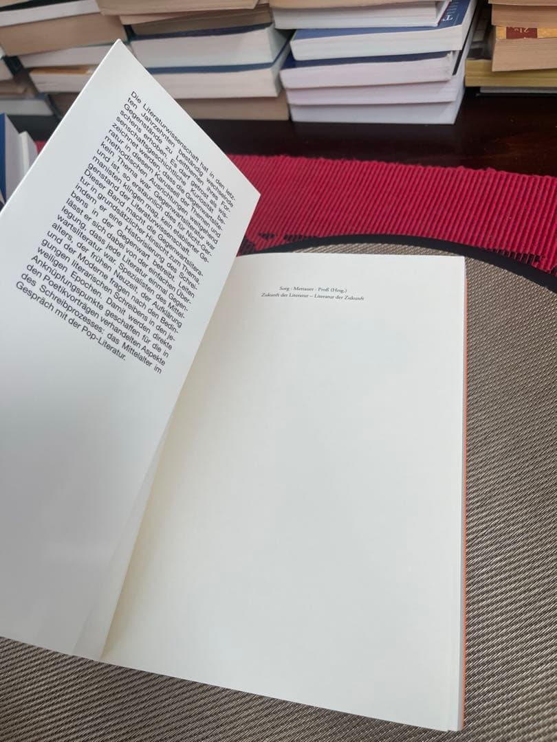 Zukunft der Literatur Literatur der…