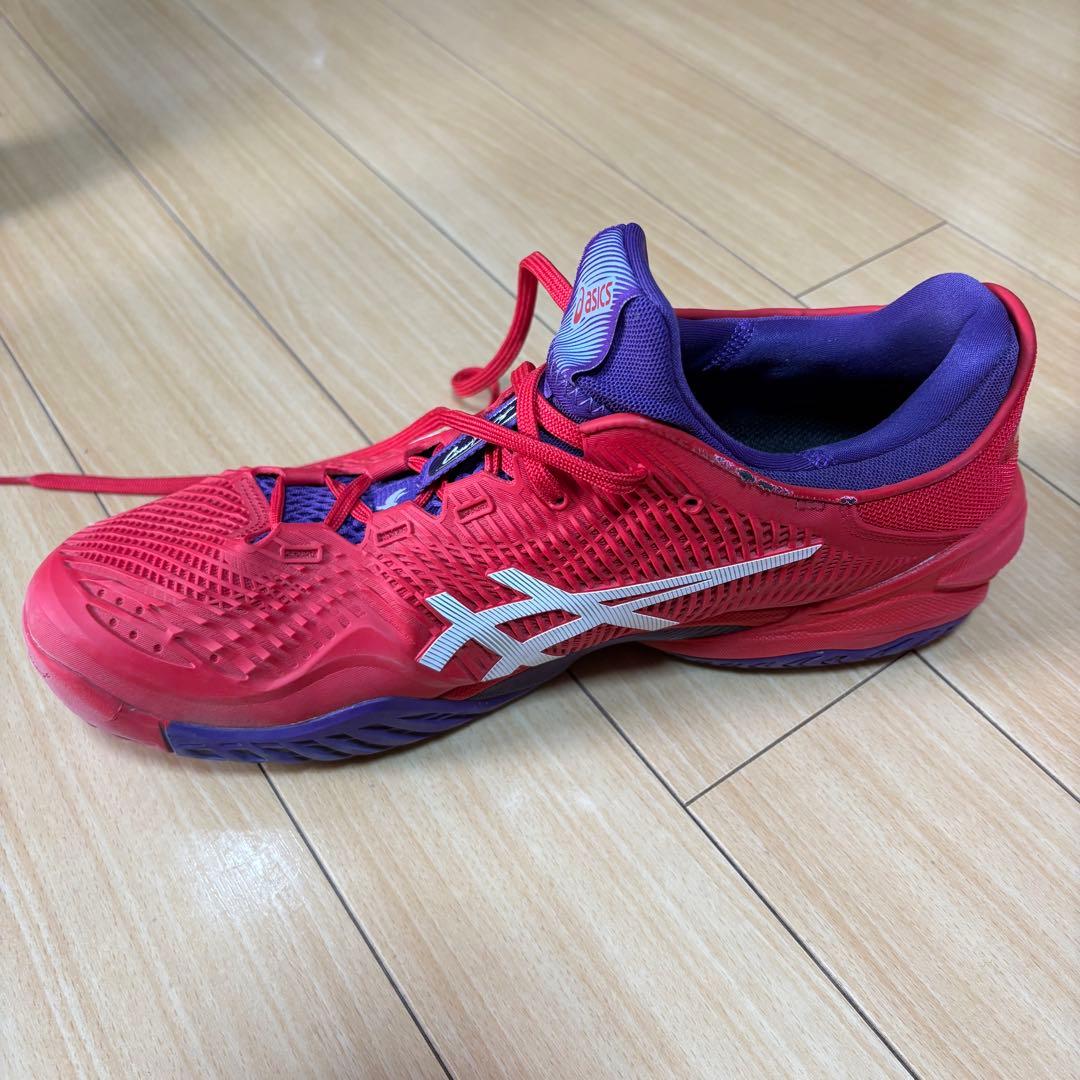 【おいなり】asics Court FF 2 テニスシューズ レッド