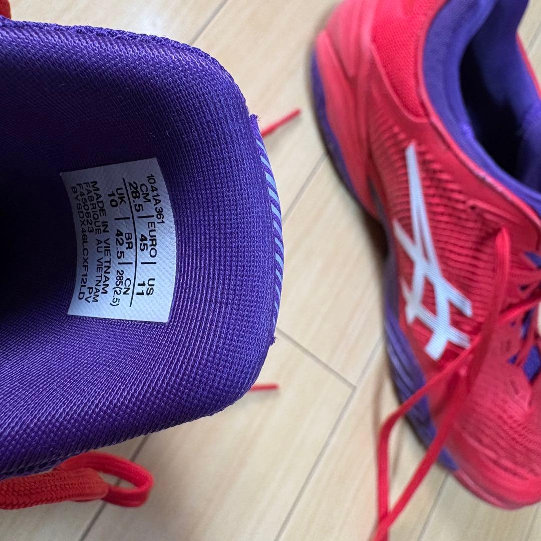 【おいなり】asics Court FF 2 テニスシューズ レッド
