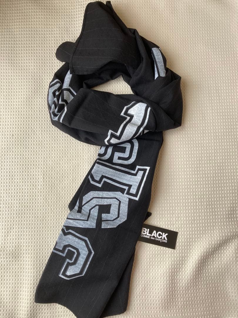 ブラックコムデギャルソン　ストールマフラー