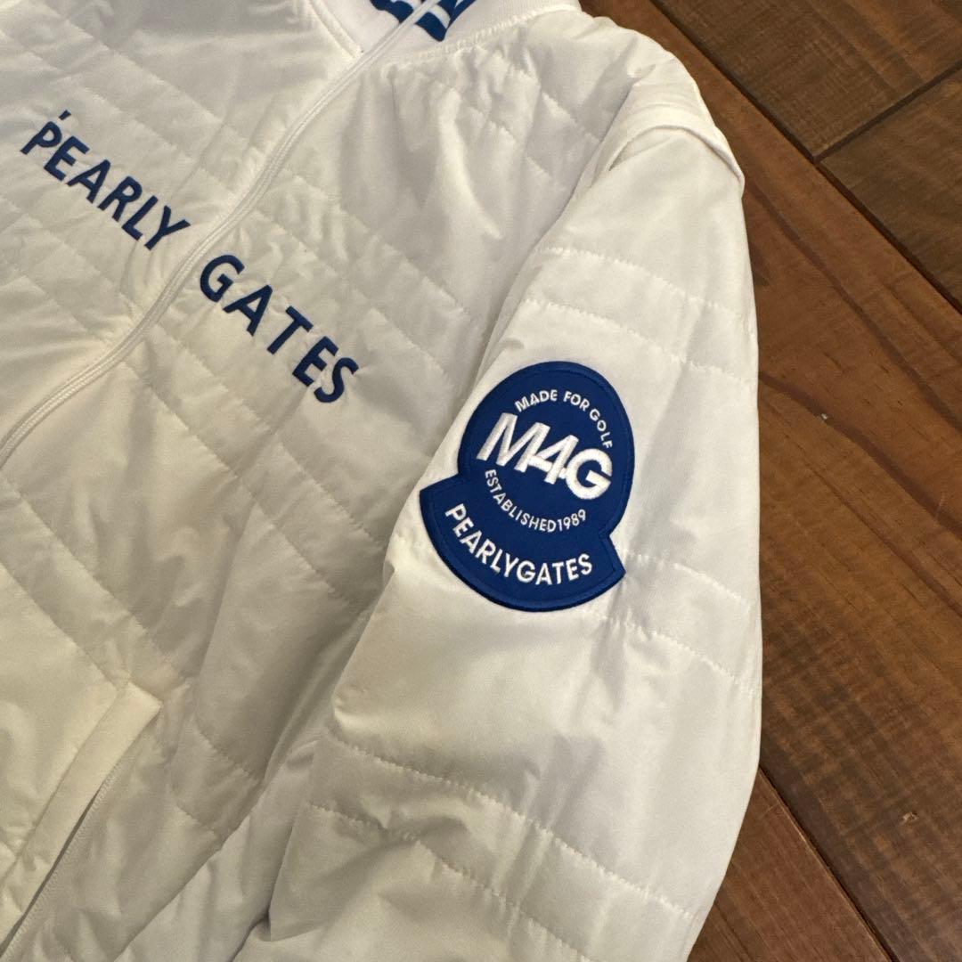 専用　パーリーゲイツ 中綿　リバーシブルブルゾン　4 ホワイト　ネイビー　ベスト