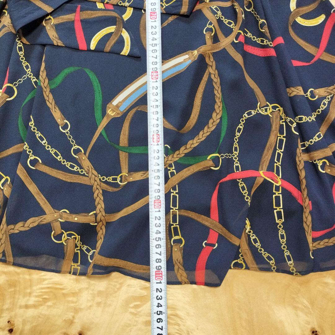 LAUREN RALPH LAUREN ネイビー ワンピース