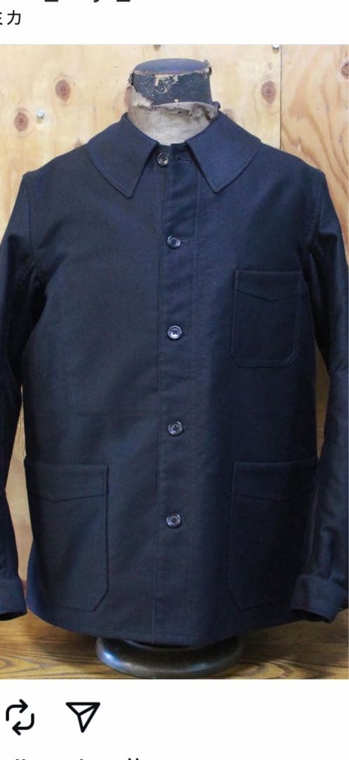 ANATOMICA アナトミカ ブラック モールスキン