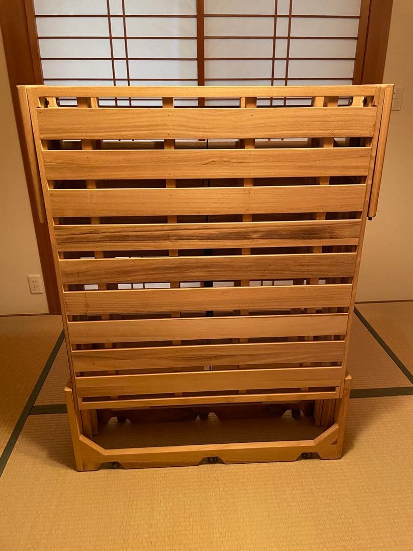 木製折りたたみベッドフレーム