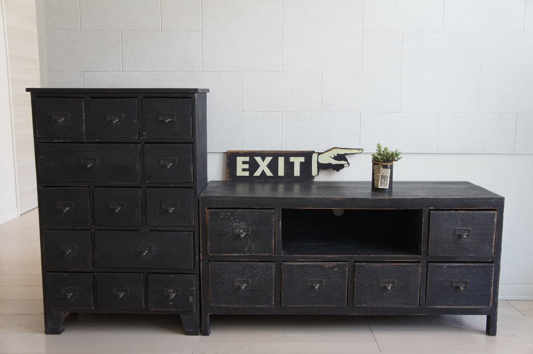 希少★a.depeche アデペシュ ESDER small drawers