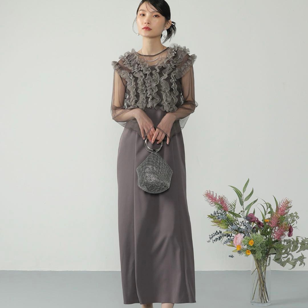 Kana パーティードレス　ブラウン