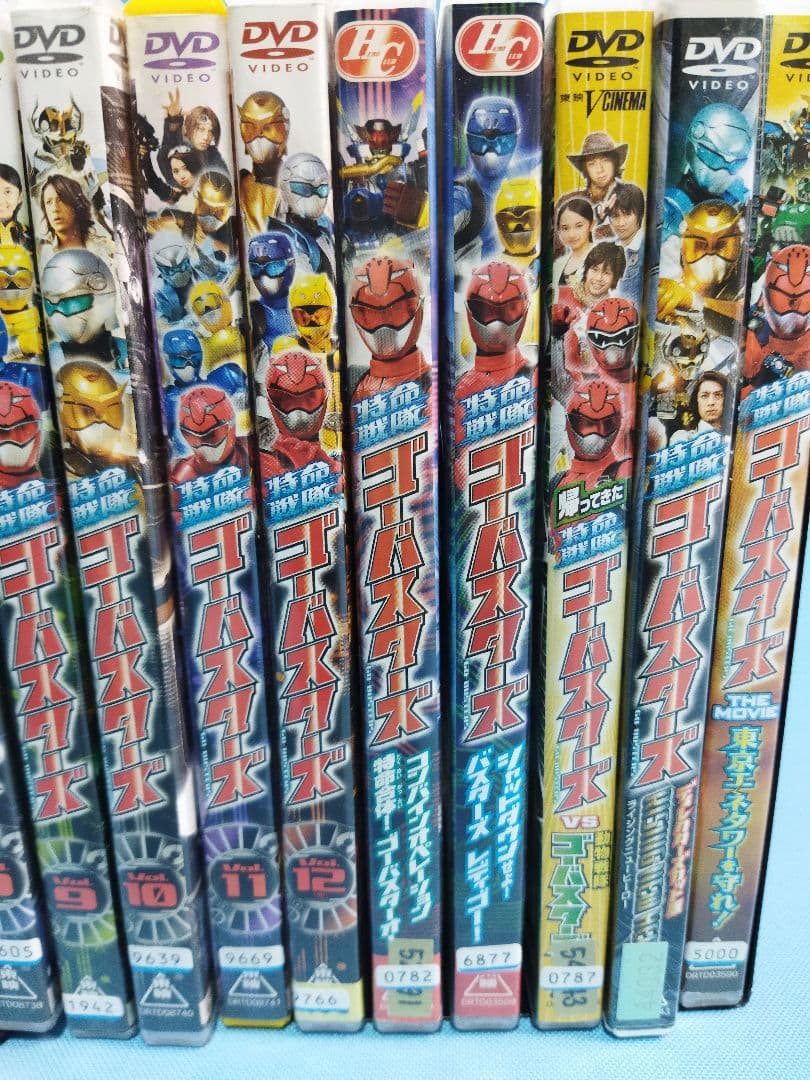 特命戦隊ゴーバスターズ　DVD 全12巻+関連5本　合計17本セット
