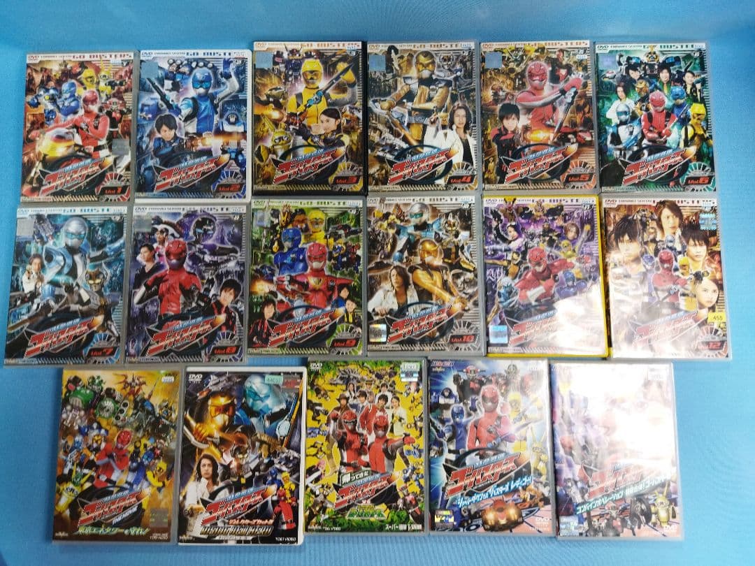 特命戦隊ゴーバスターズ　DVD 全12巻+関連5本　合計17本セット