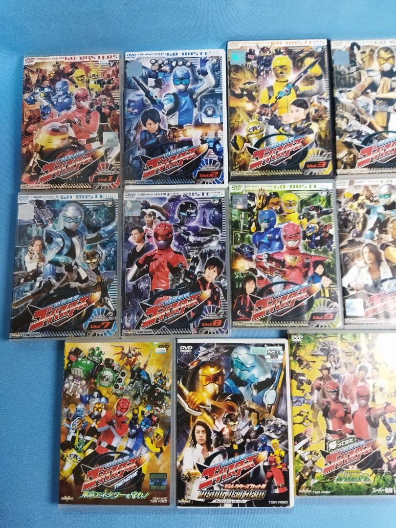 特命戦隊ゴーバスターズ　DVD 全12巻+関連5本　合計17本セット