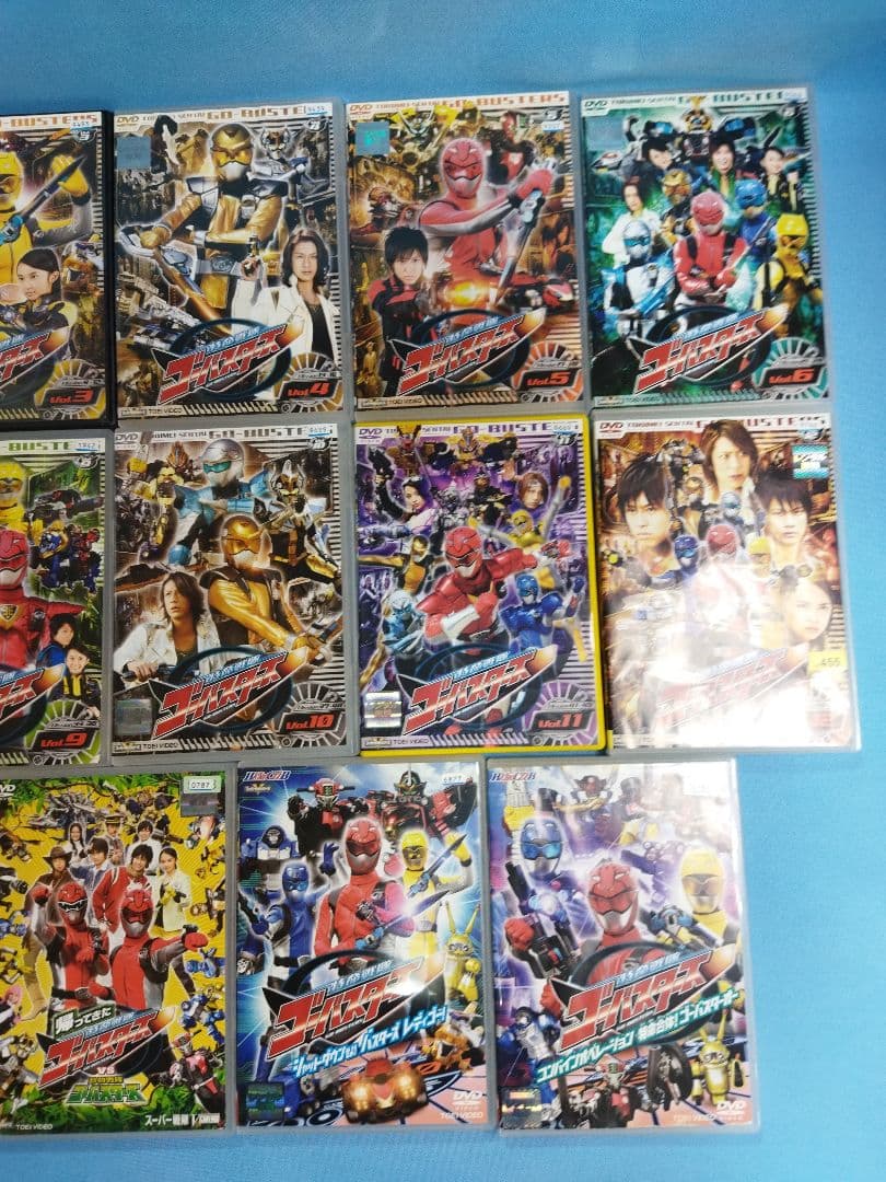 特命戦隊ゴーバスターズ　DVD 全12巻+関連5本　合計17本セット