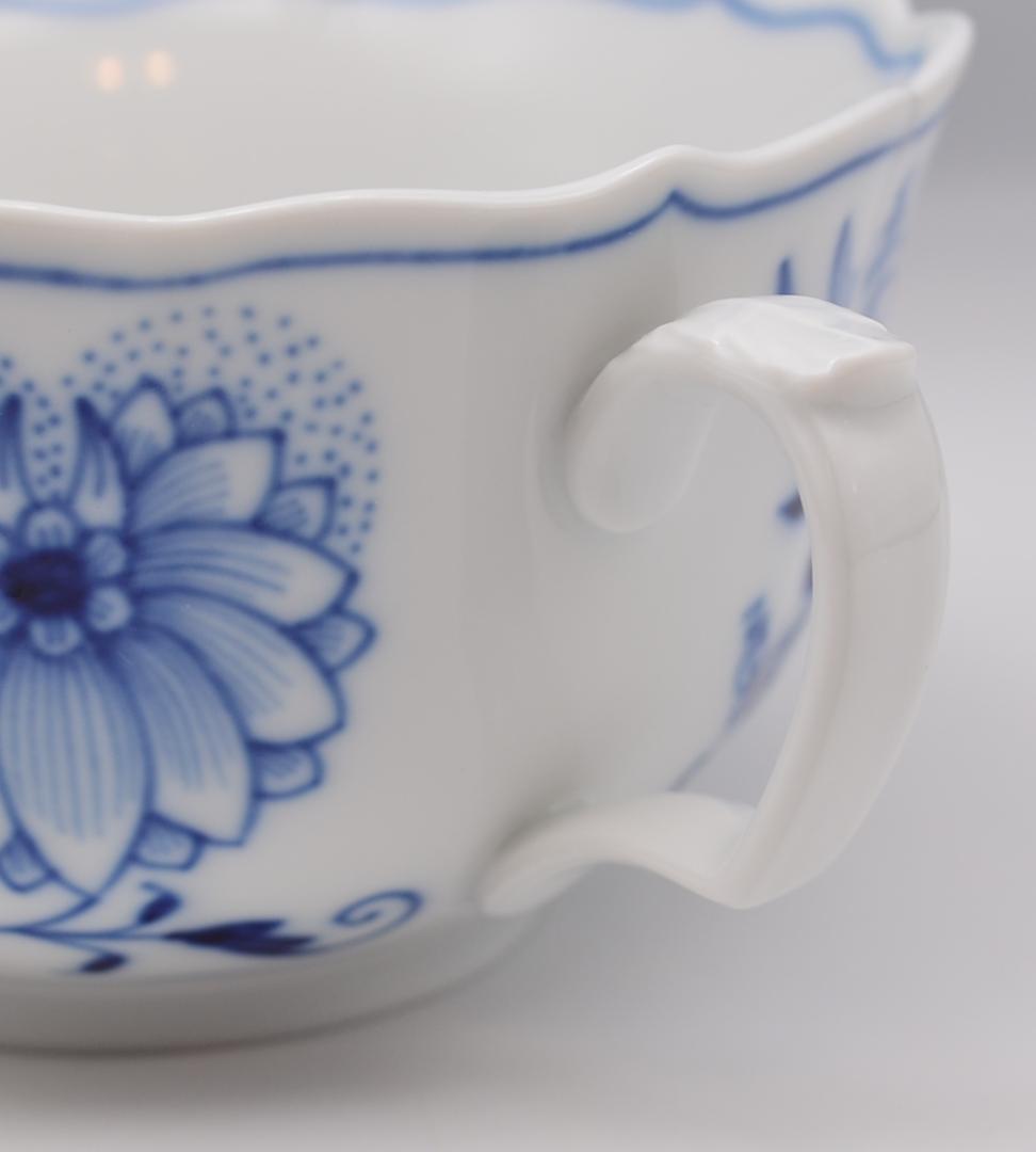 マイセン　MEISSEN　ティーカップ&ソーサーセット　ブルーオニオン　ザクロ