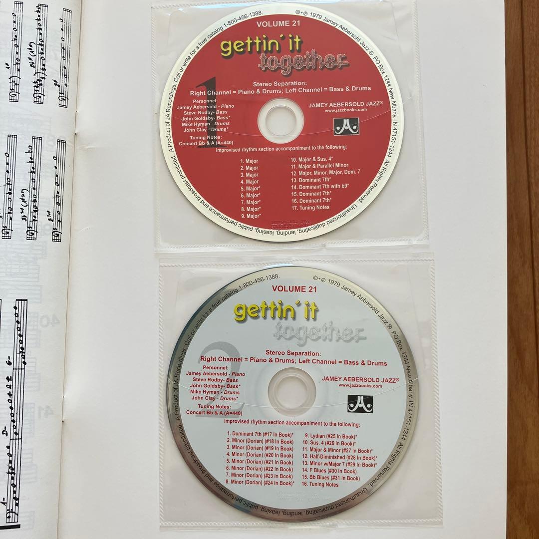 【ジャズ教本】ジェイミー・プレイアロング：ビギナーズ５冊セット