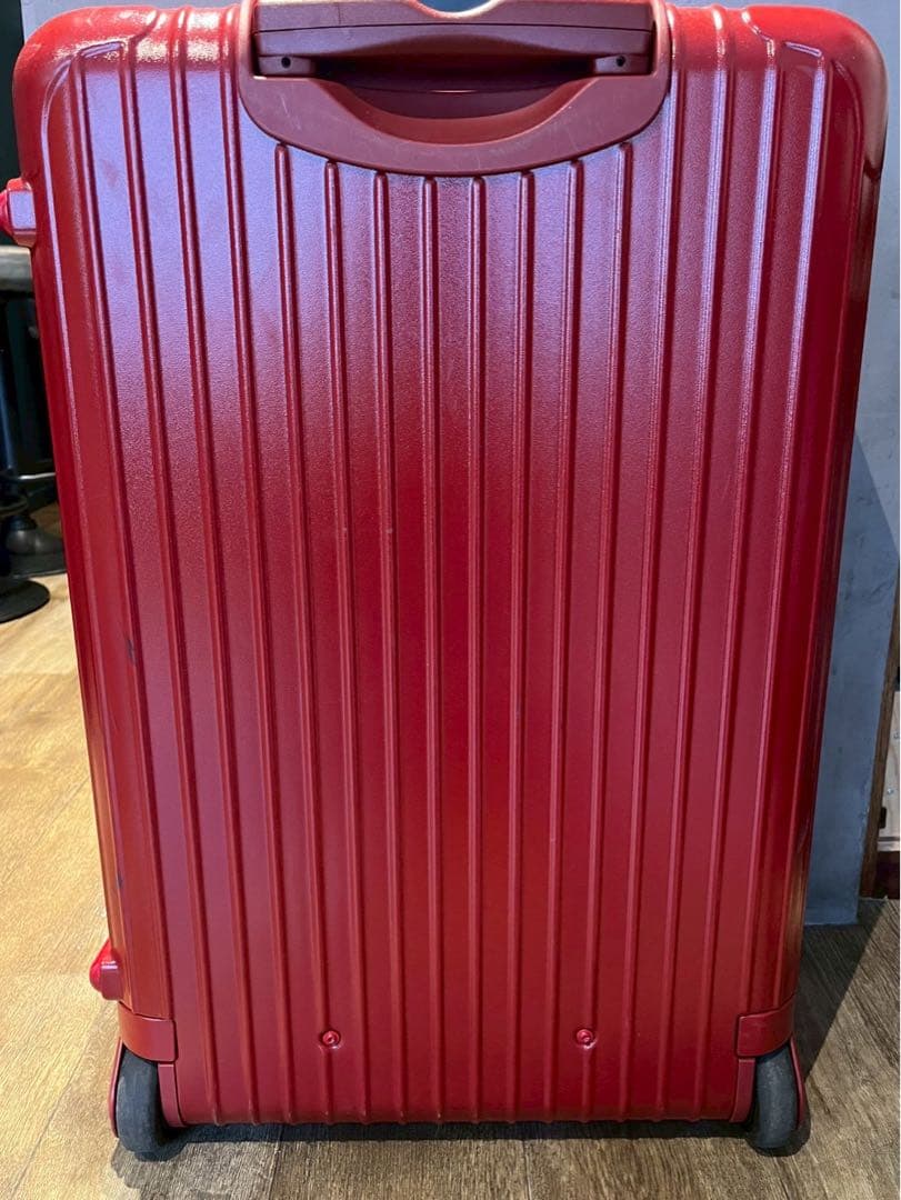 【極美品】リモワ　RIMOWA リモワ サルサ 2輪　レッド　63リットル