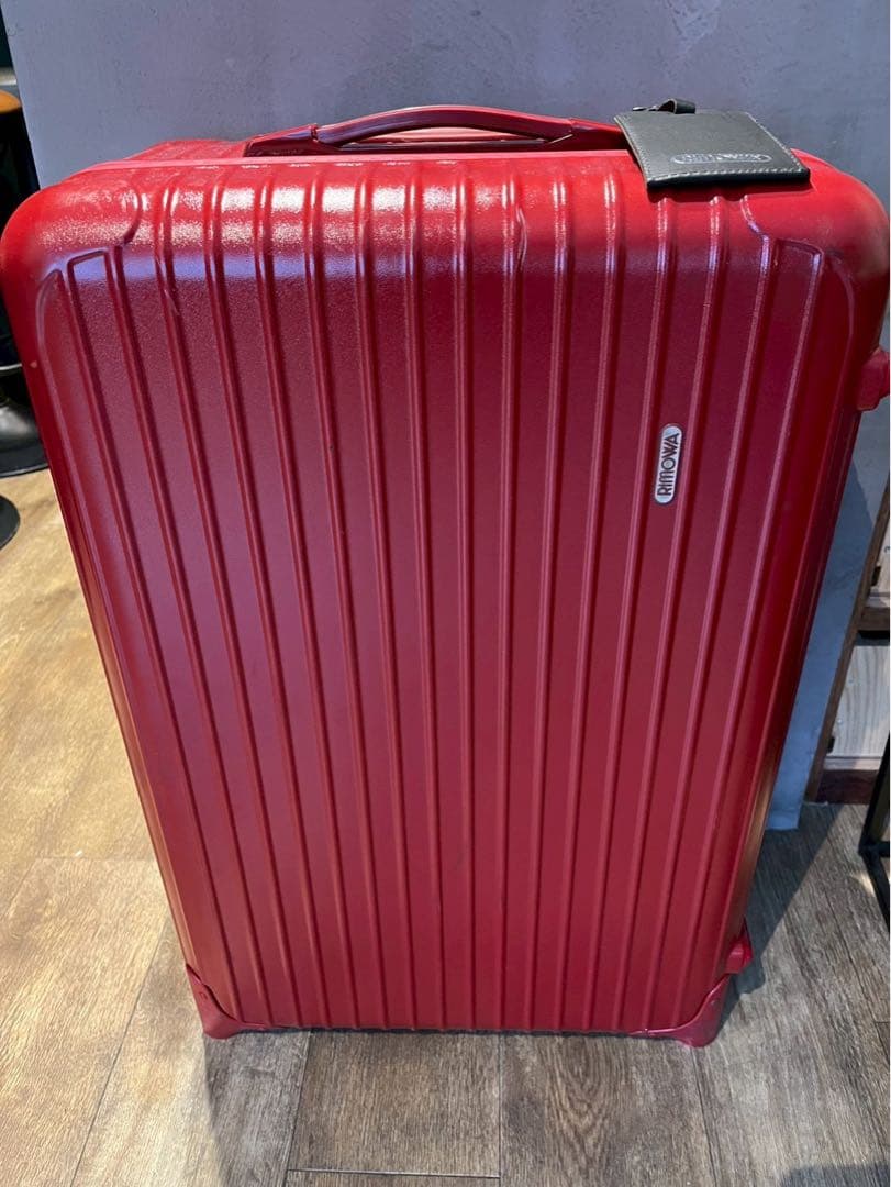 【極美品】リモワ　RIMOWA リモワ サルサ 2輪　レッド　63リットル